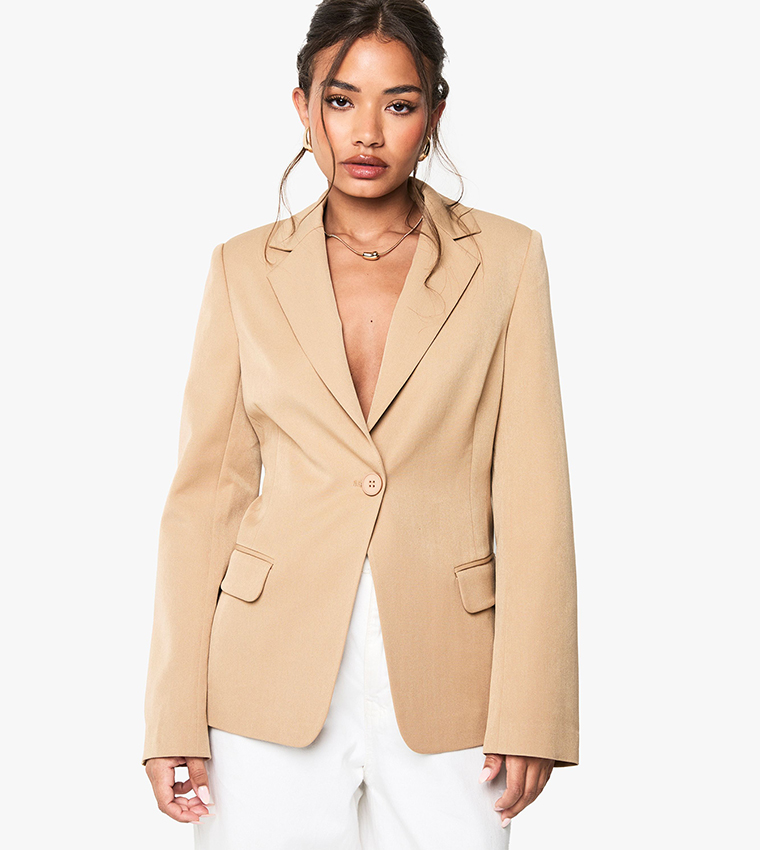 Pocket Detail Tailored Blazer