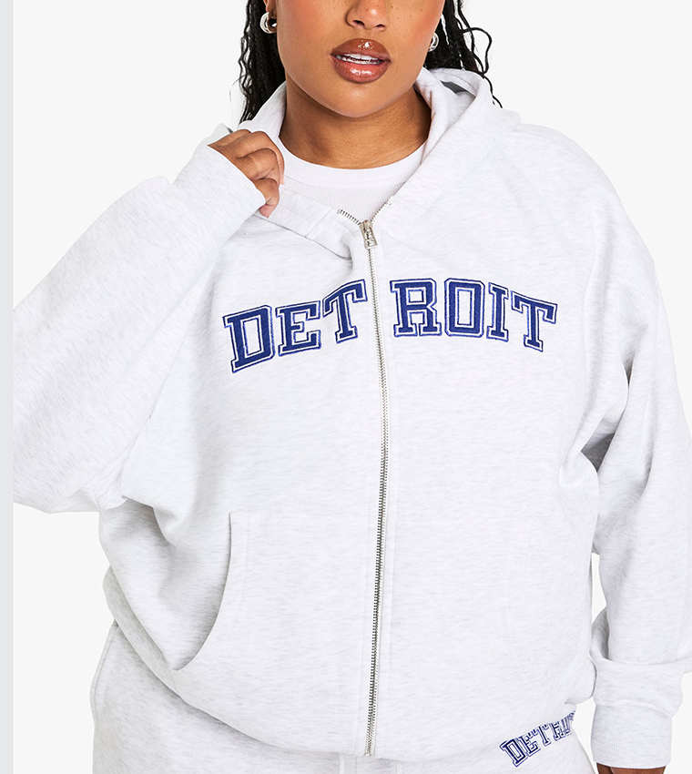 Curve Detroit Zip Through Hooded Jacket