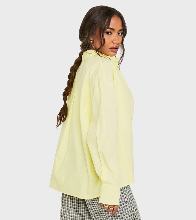 Poplin Long Sleeves Oversized Shirt