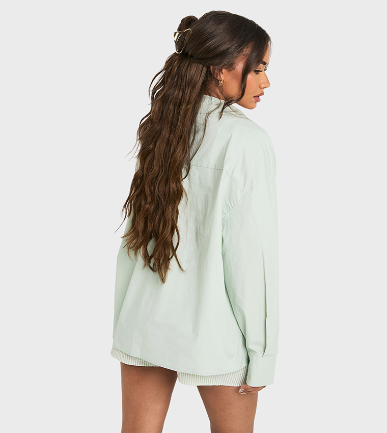 Poplin Long Sleeves Oversized Shirt