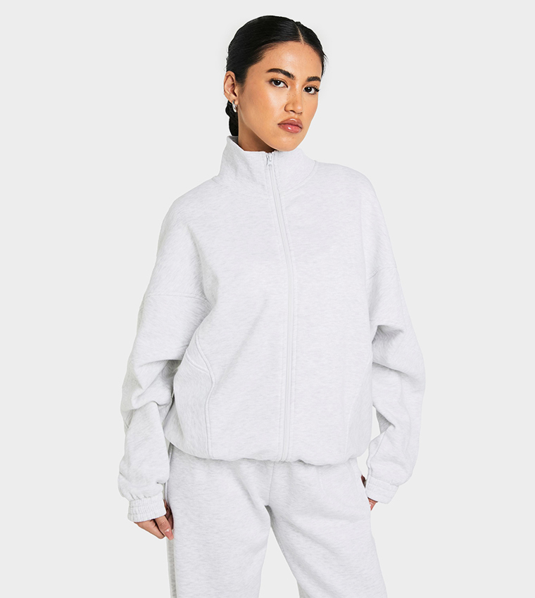 Zip Through Long Sleeves Jacket