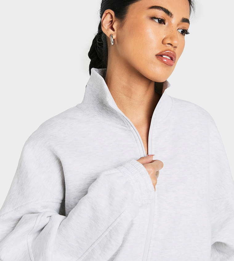 Zip Through Long Sleeves Jacket