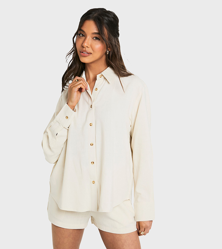 Premium Linen Oversized Shirt