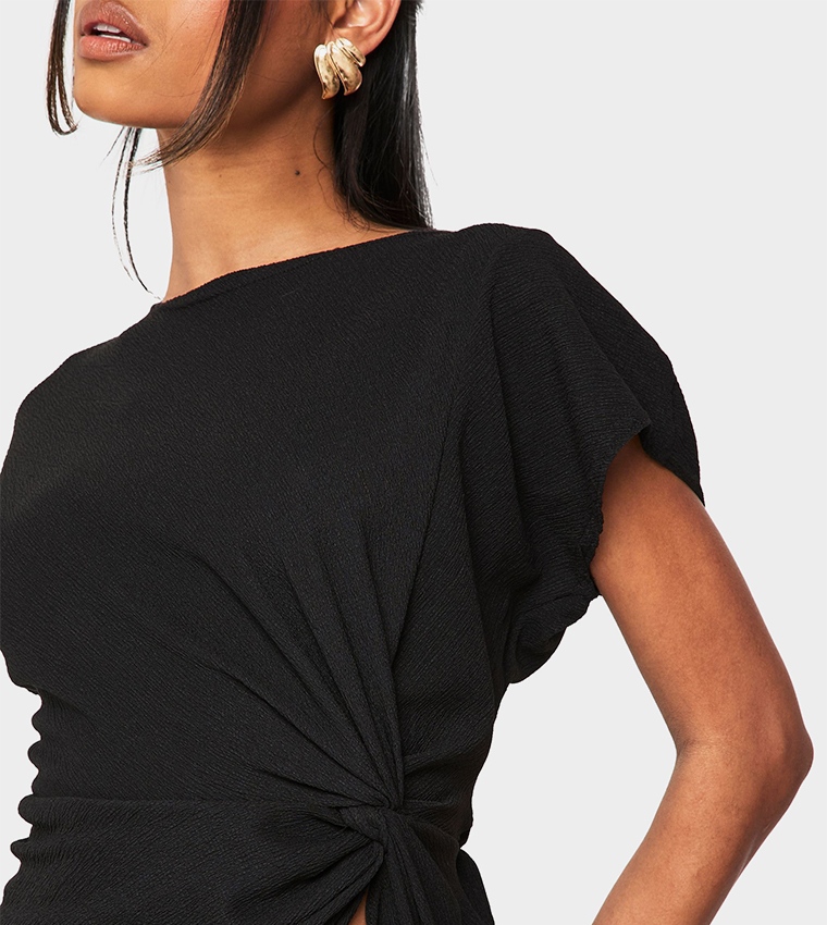 Crinkle Knot Detail Top