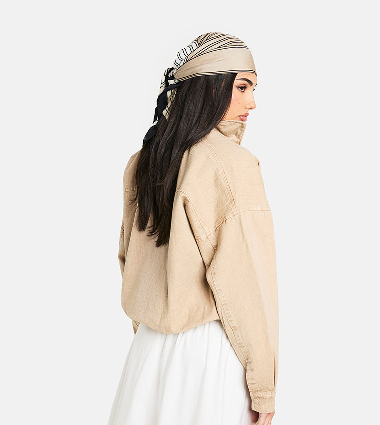 Washed Crop Jacket