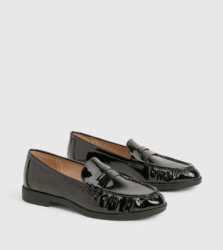 Ruched Detail Loafers
