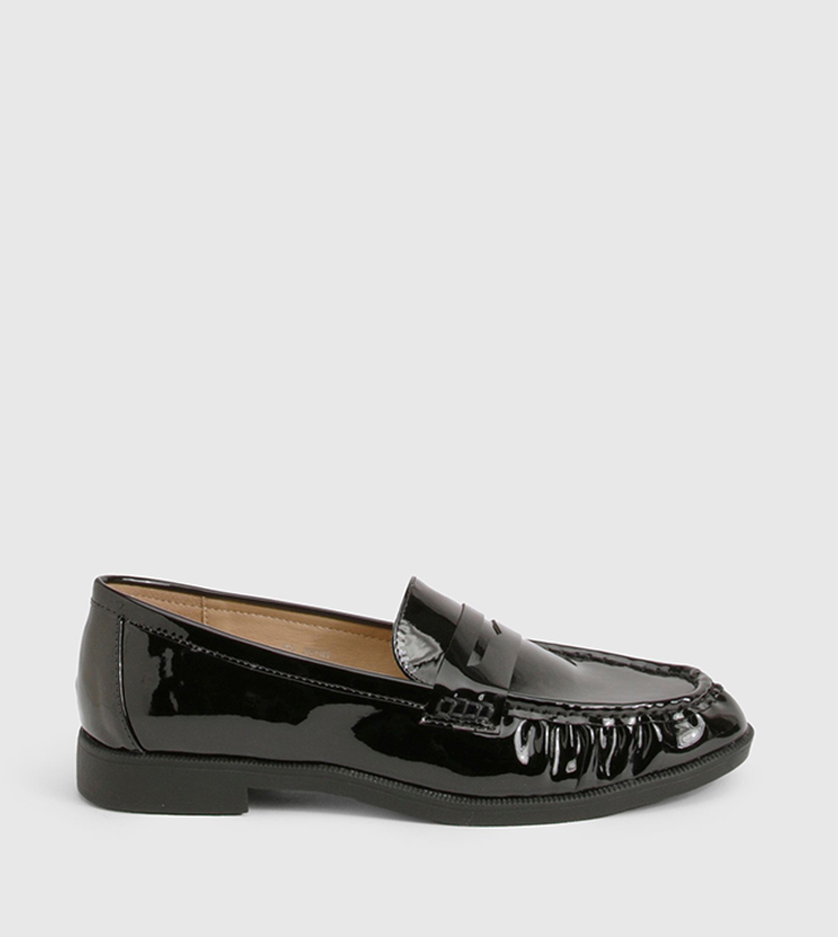 Ruched Detail Loafers