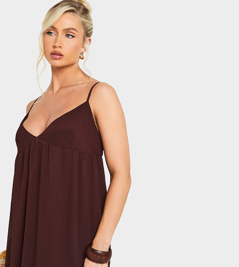 Chiffon Strappy Maxi Dress