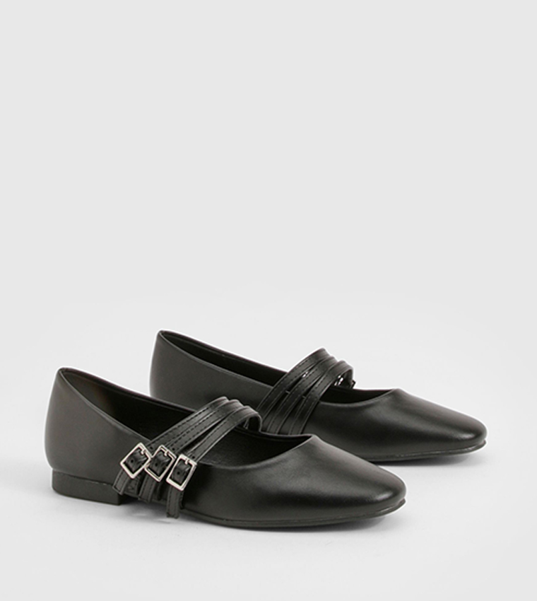Triple Strap Mary Jane Shoes