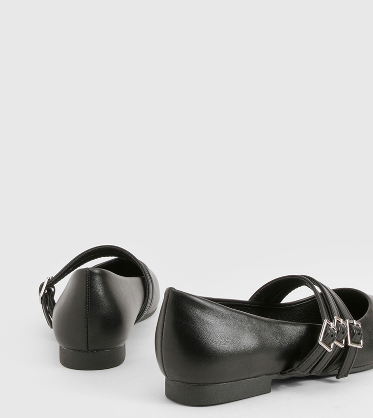 Triple Strap Mary Jane Shoes