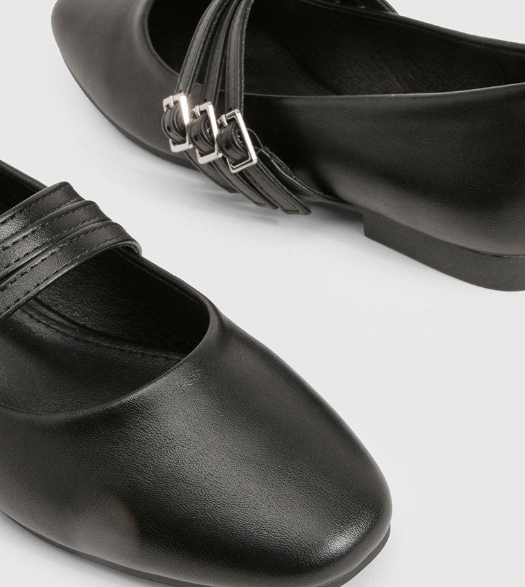 Triple Strap Mary Jane Shoes