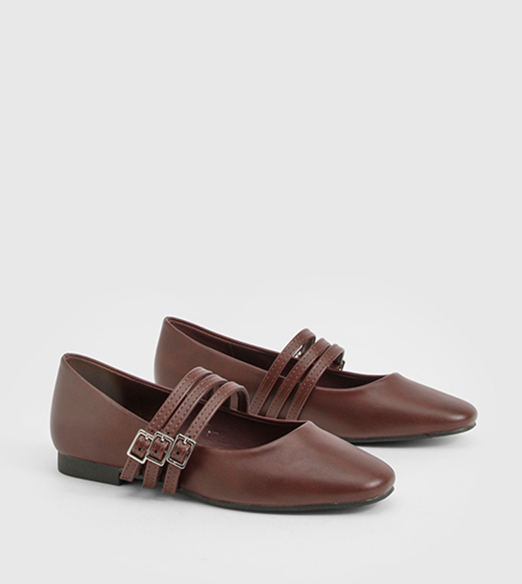 Triple Strap Mary Jane Shoes