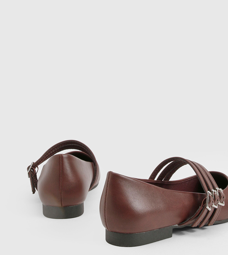 Triple Strap Mary Jane Shoes