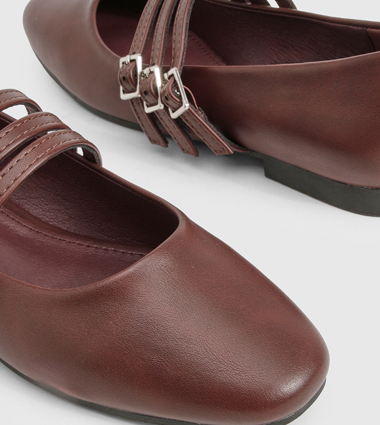 Triple Strap Mary Jane Shoes