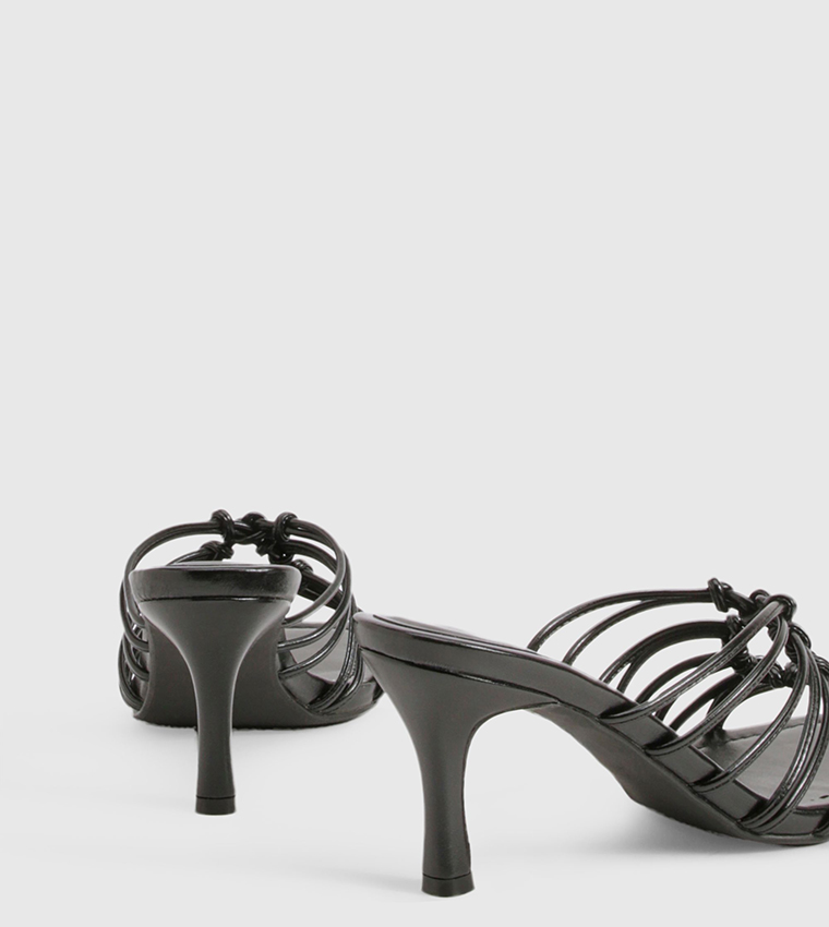 Caged Detail Heel Sandals