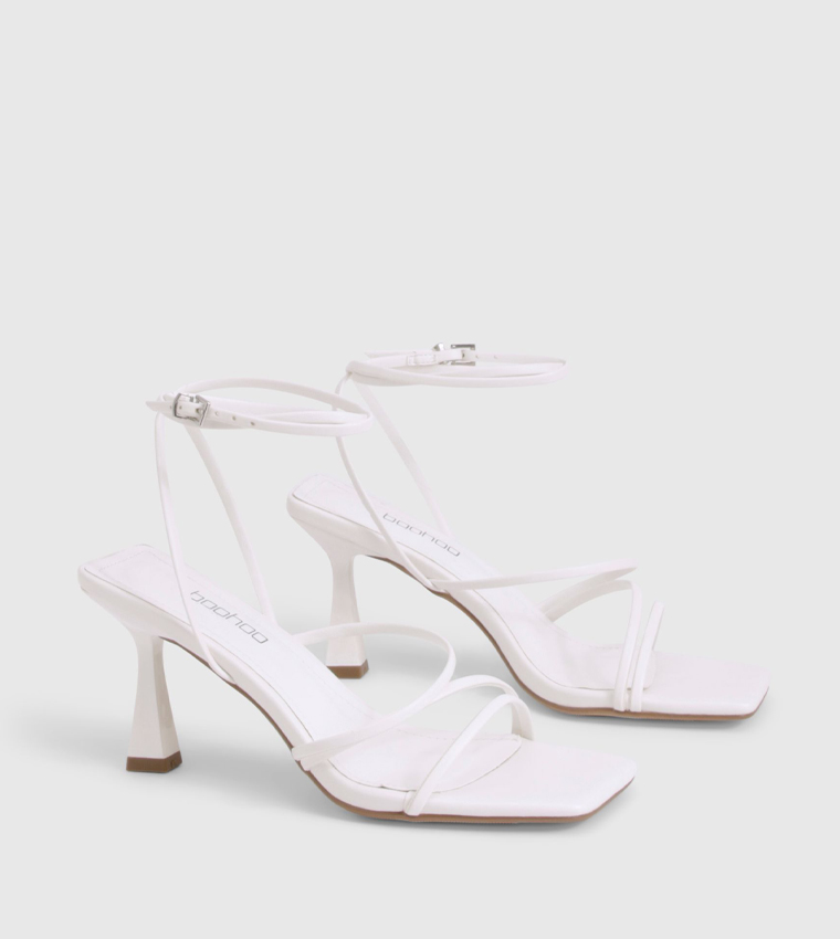 Wide Fit Strappy Heeled Sandals