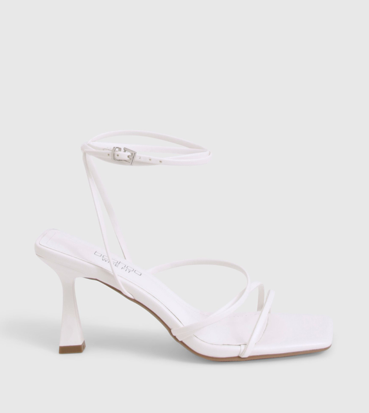 Wide Fit Strappy Heeled Sandals