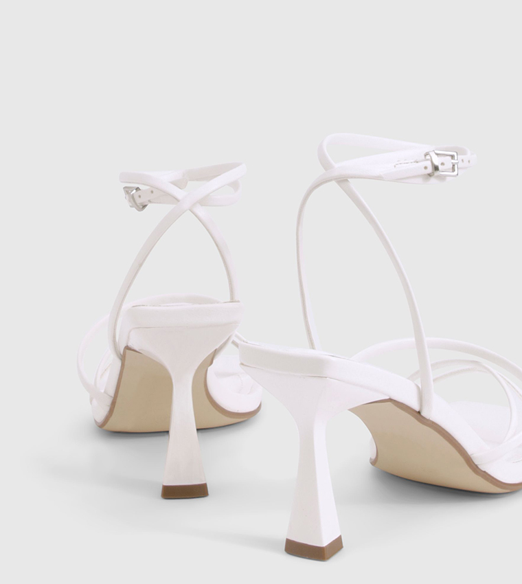 Wide Fit Strappy Heeled Sandals