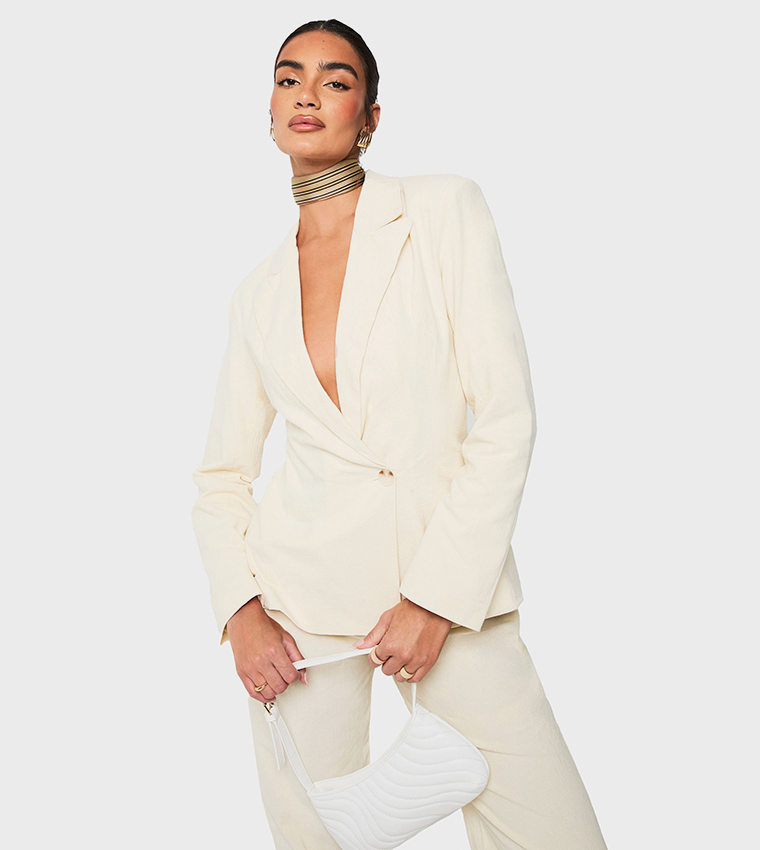 بليزر كتان لف 