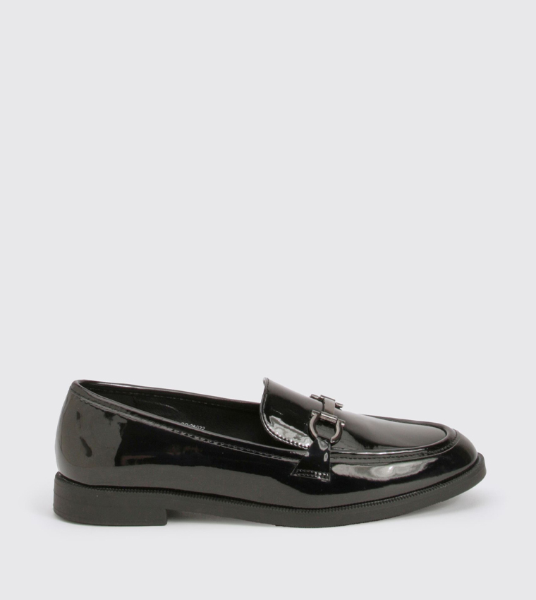 Glossy Snaffle Loafers