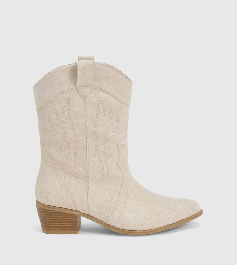 Ankle Boots Fabs Western Laarsjes Buy Fabs Laarzen Cognac Cheap Sale