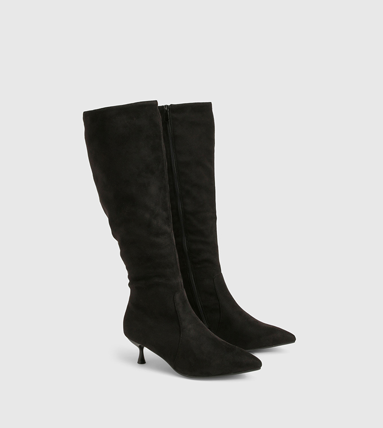 Pointed Toe Knee High Boots