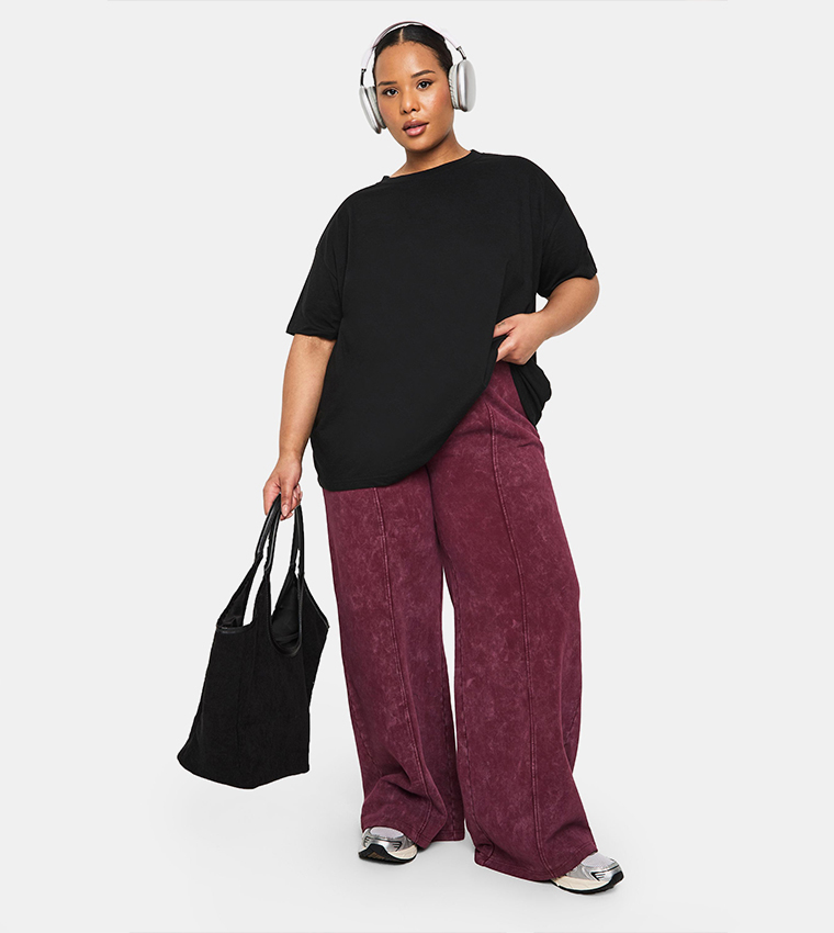 Curve Short Sleeves Oversized T-Shirt