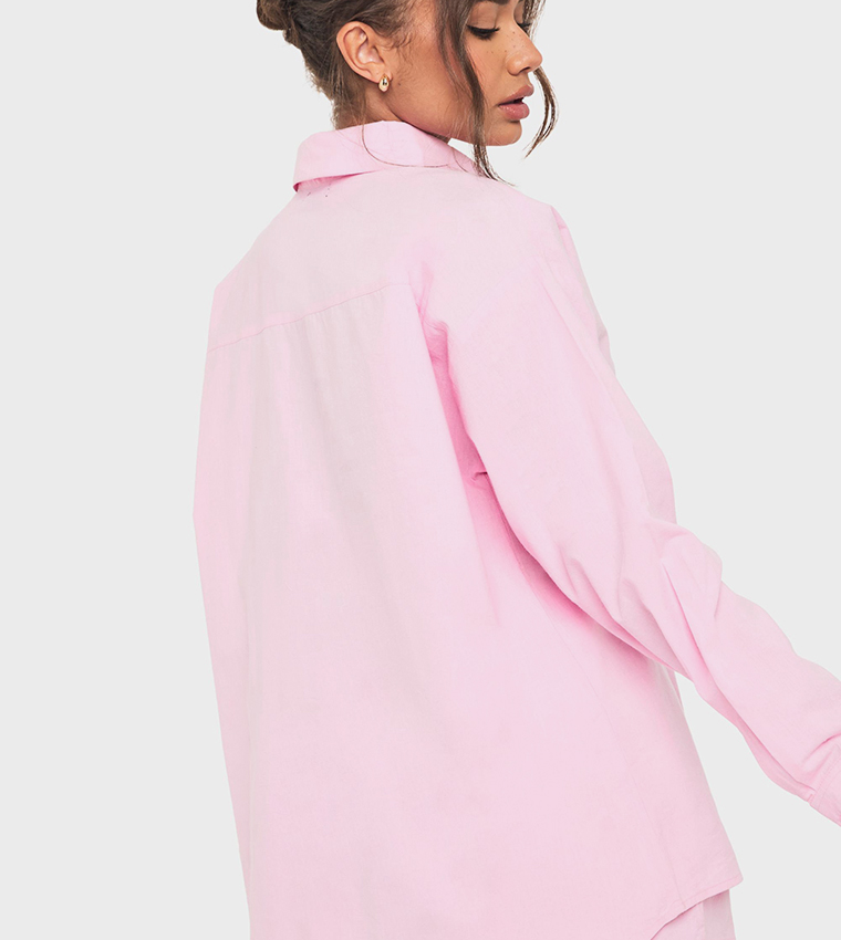 Cotton Poplin Oversized Shirt