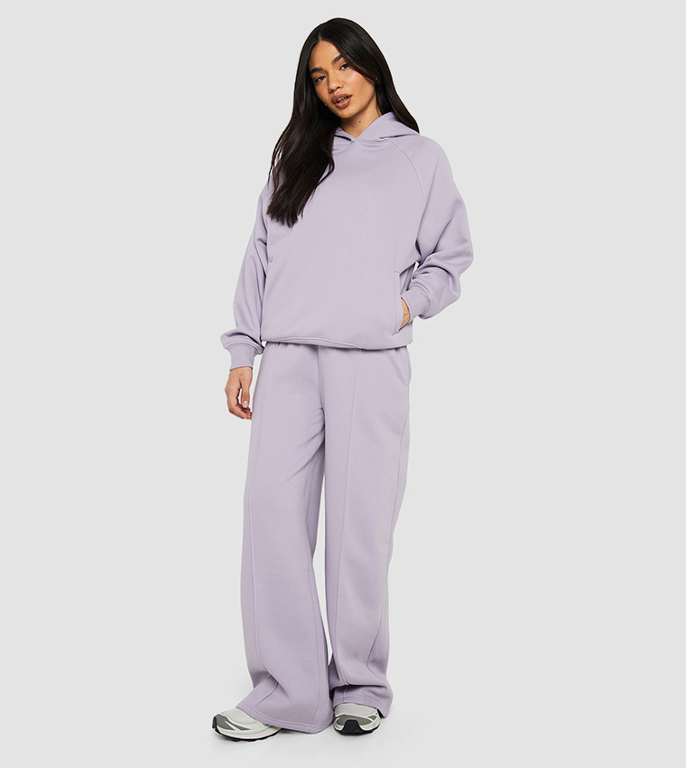 Straight Leg Pintuck Straight Leg Sweatpants