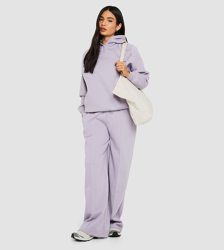 Straight Leg Pintuck Straight Leg Sweatpants