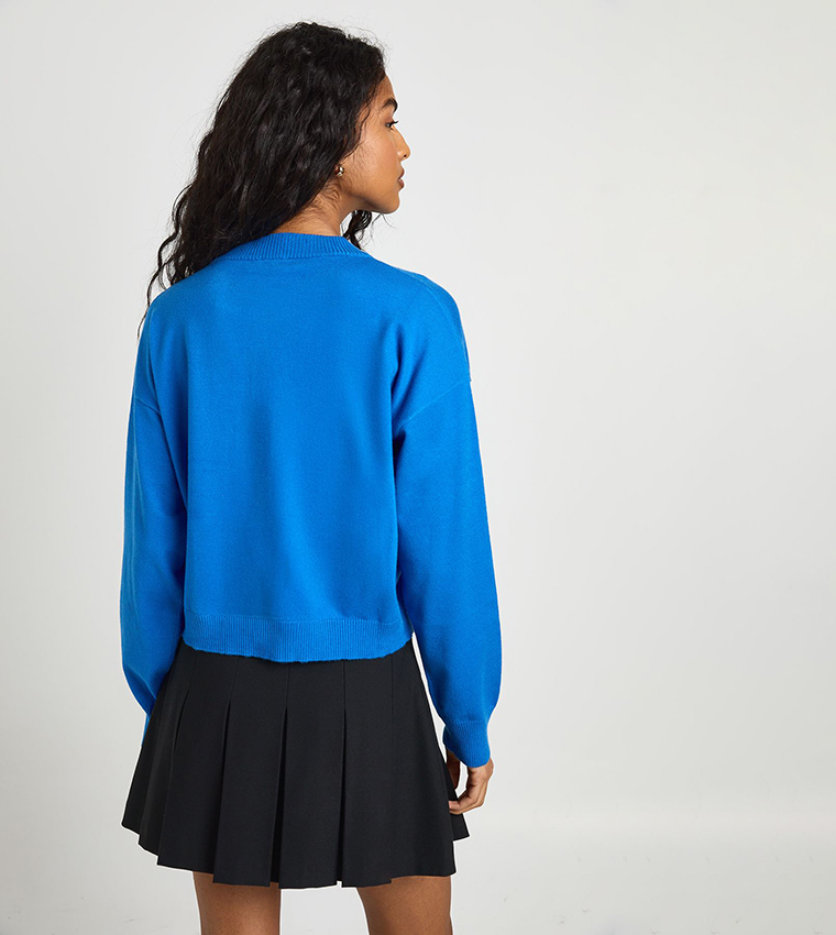 Rib Knit Button Cardigan