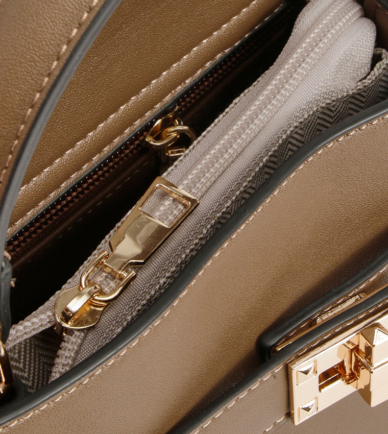 Buckle Strap Detail Shoulder Bag