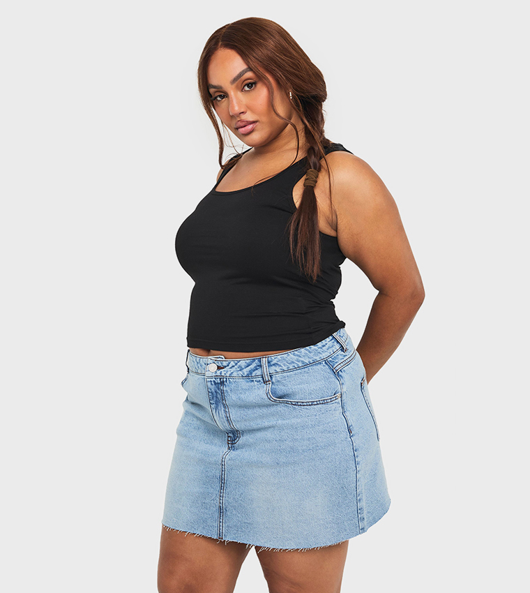 Curve 2-Pack Wide Strap Crop Tops