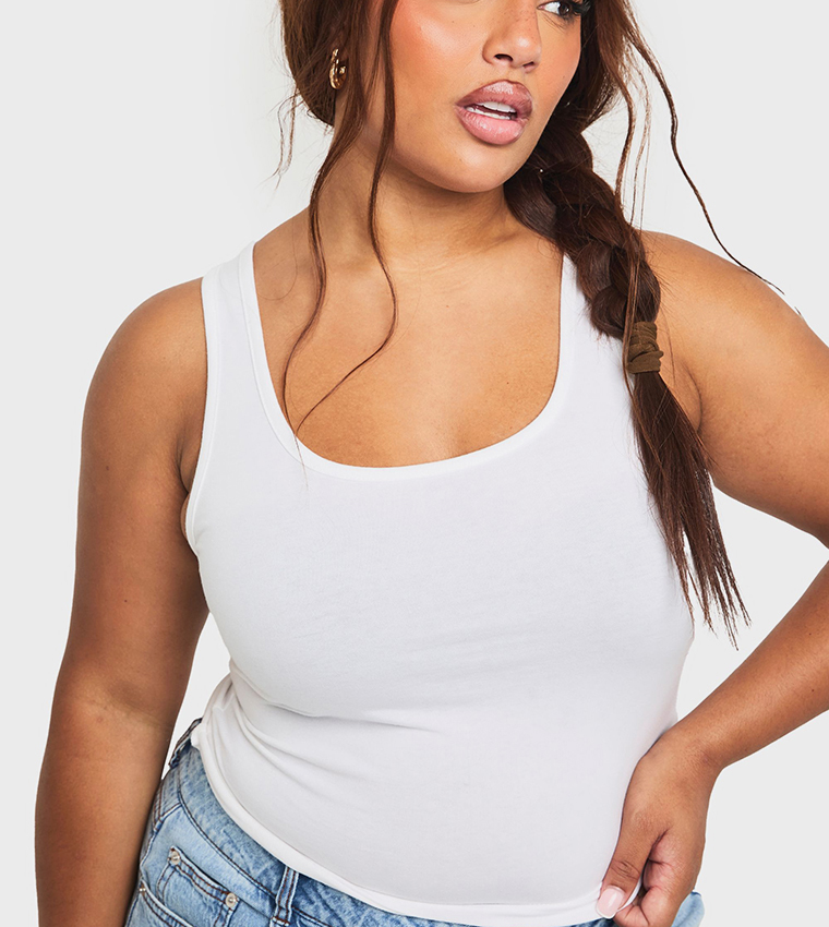Curve 2-Pack Wide Strap Crop Tops