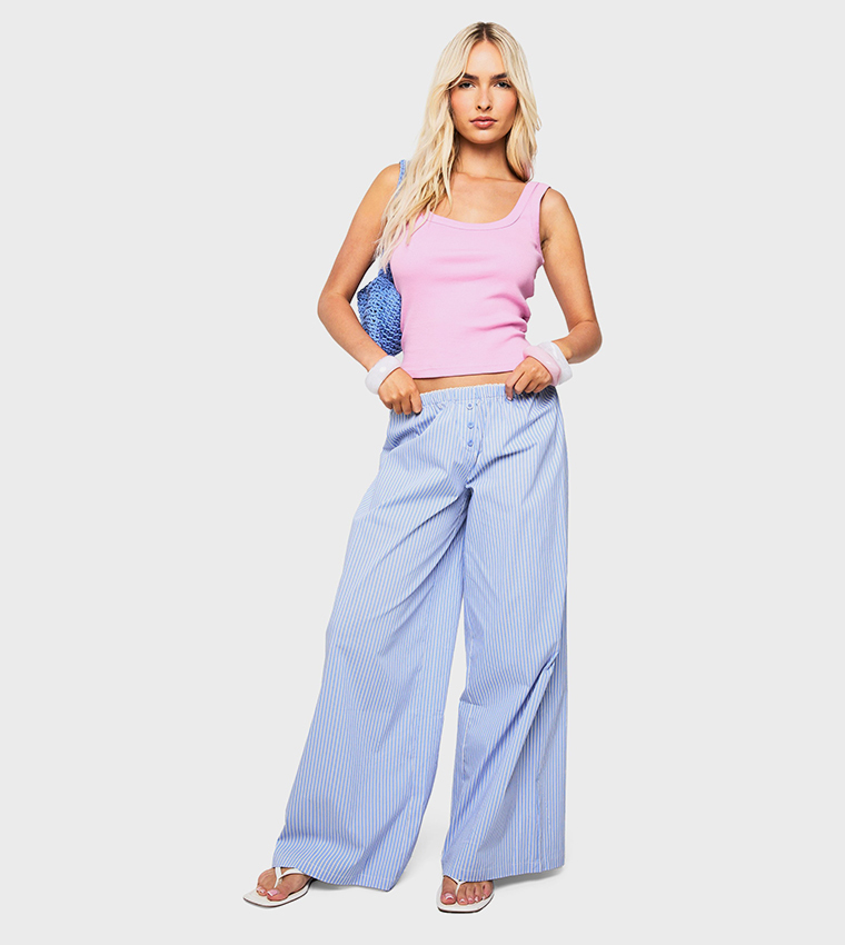 Thick Binding Square Neck Crop Top