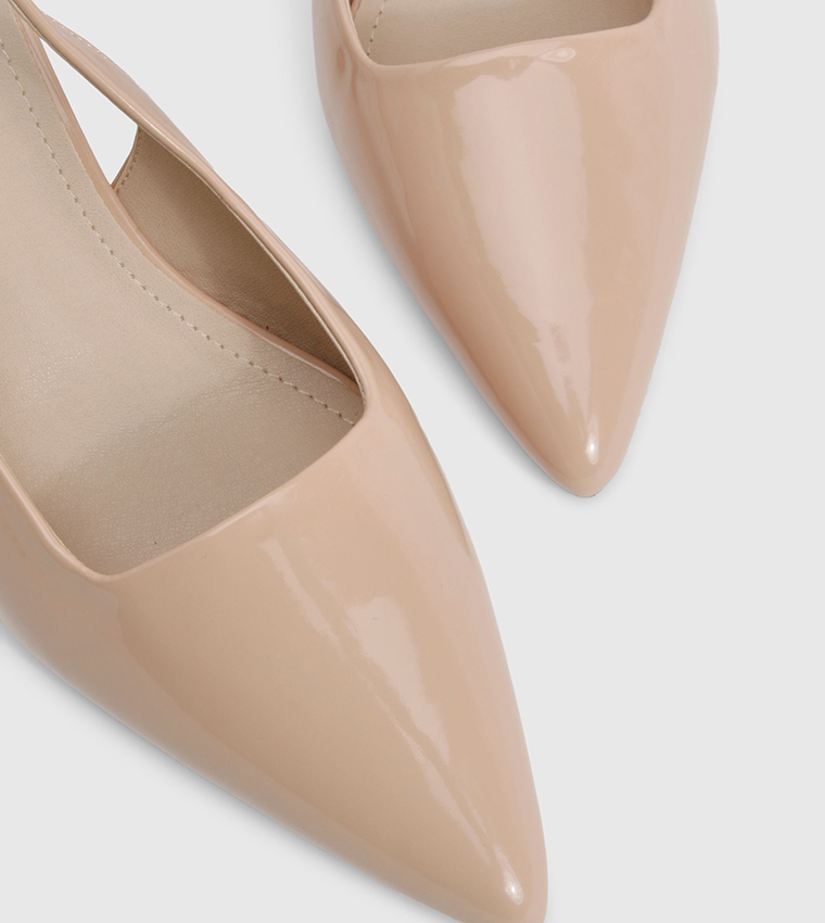 Pointed Toe Slingback Stiletto Pumps