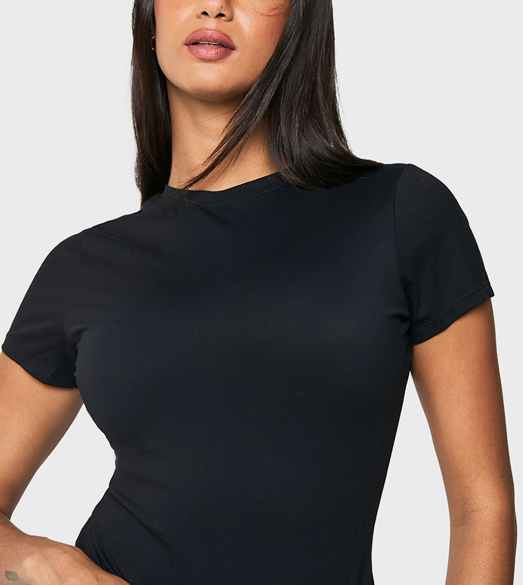 Peached Sculpt Short Sleeves Bodysuit