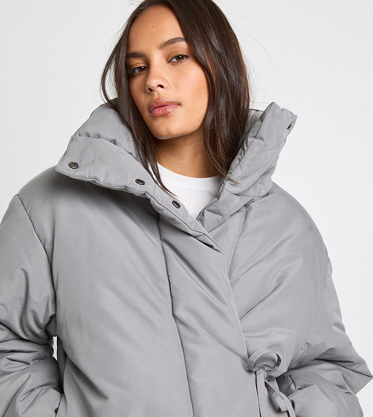 Funnel Neck Puffer Jacket