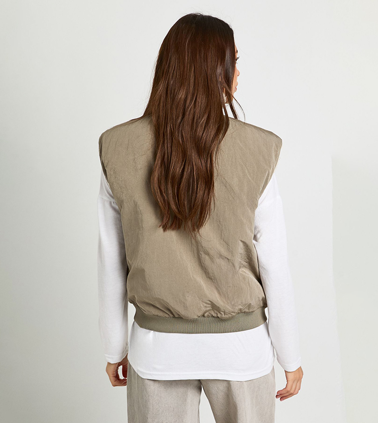 Faux Fur Lined Gilet