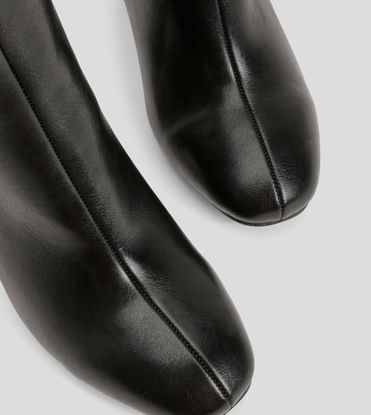 Wide Fit Heeled Ankle Boots