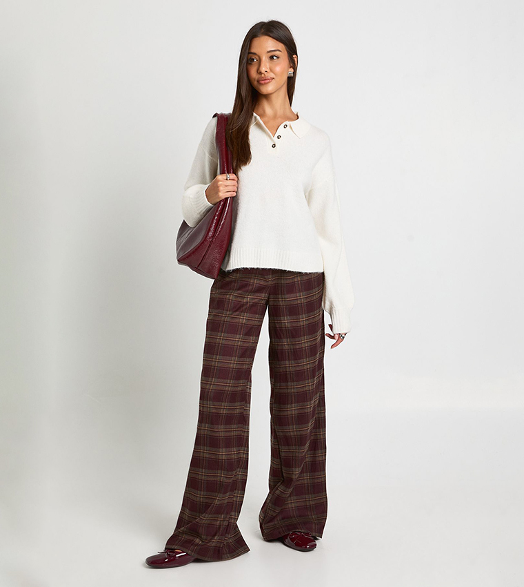 boohoo  V-neck Sweaters - White V-neck Sweaters
