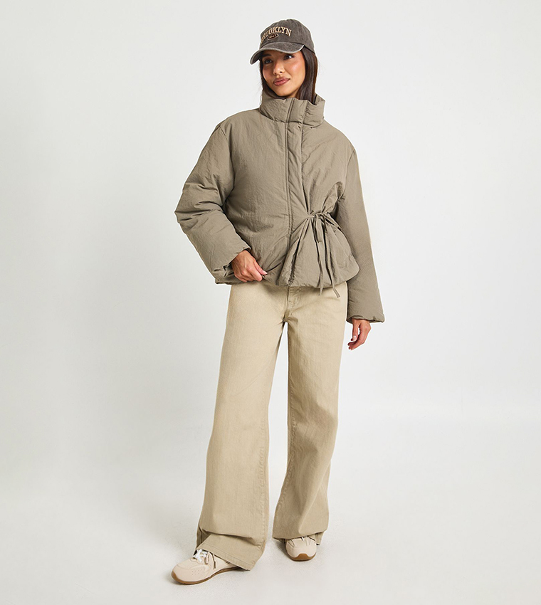 جاكيت بفر بربطة 