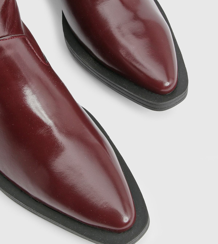 Western Cowboy Heel Boots