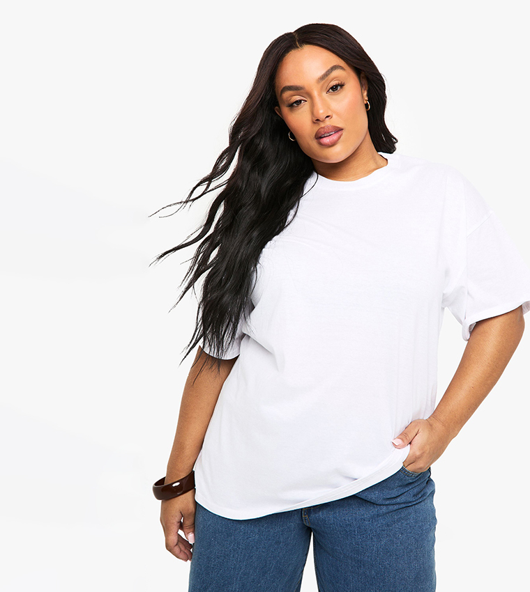 Curve Pastries and Coffee Oversized T-Shirt