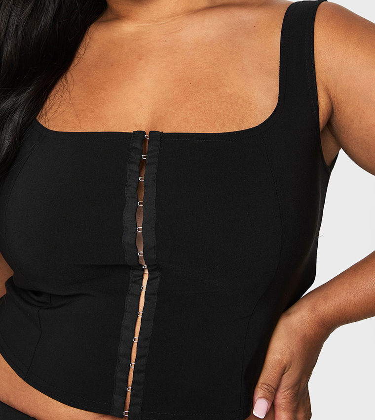 Curve Hook & Eye Corset Top