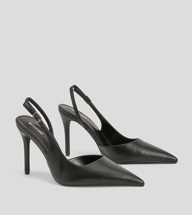 High Heeled Slingback Pumps