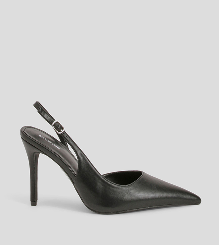 High Heeled Slingback Pumps