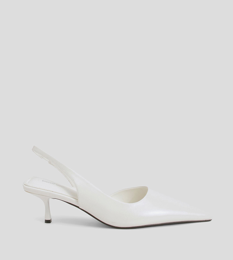 Kitten Heel Slingback Pumps