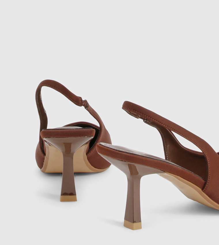 Pointed Toe Slingback Pumps