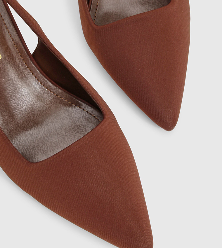 Pointed Toe Slingback Pumps